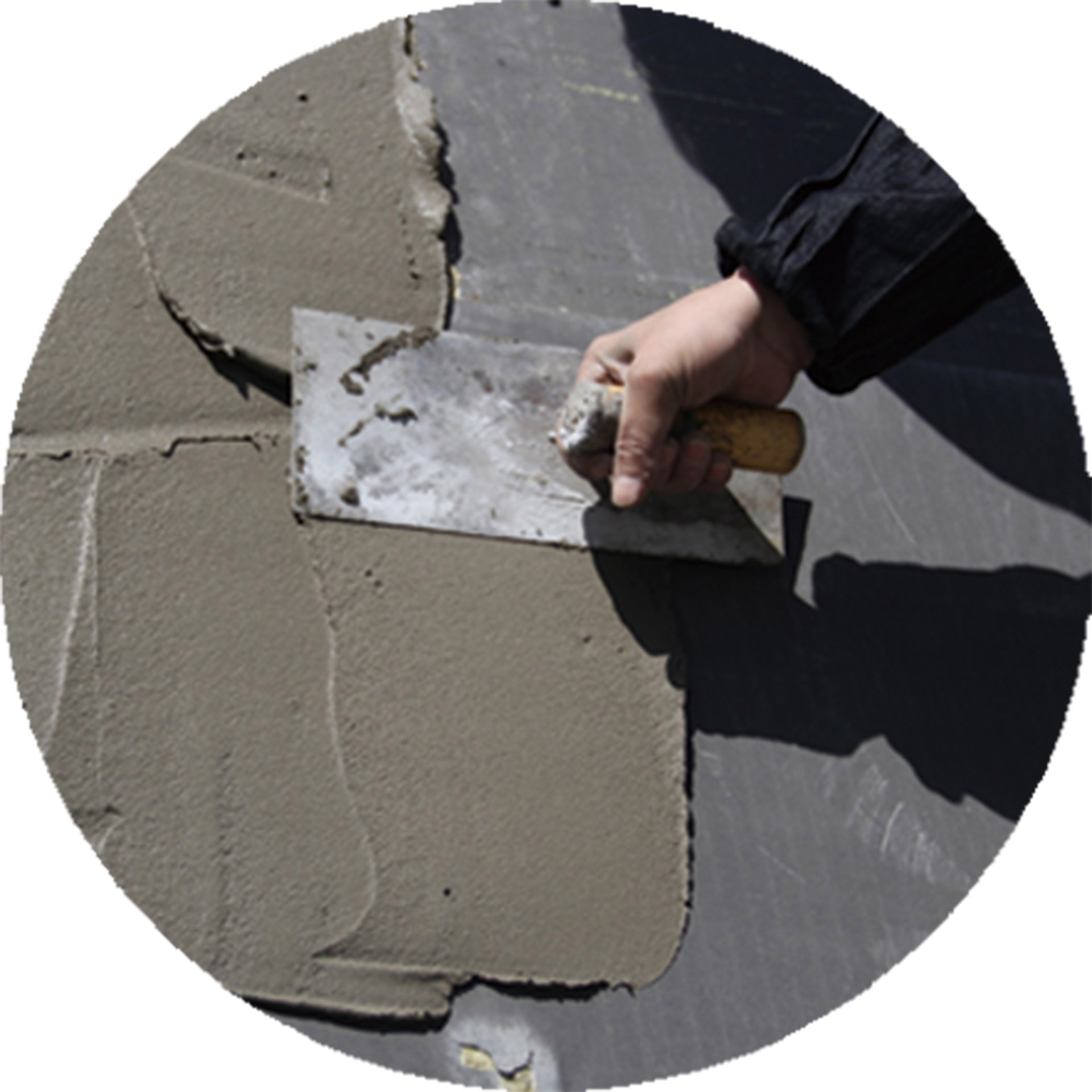 Apply surface mortar