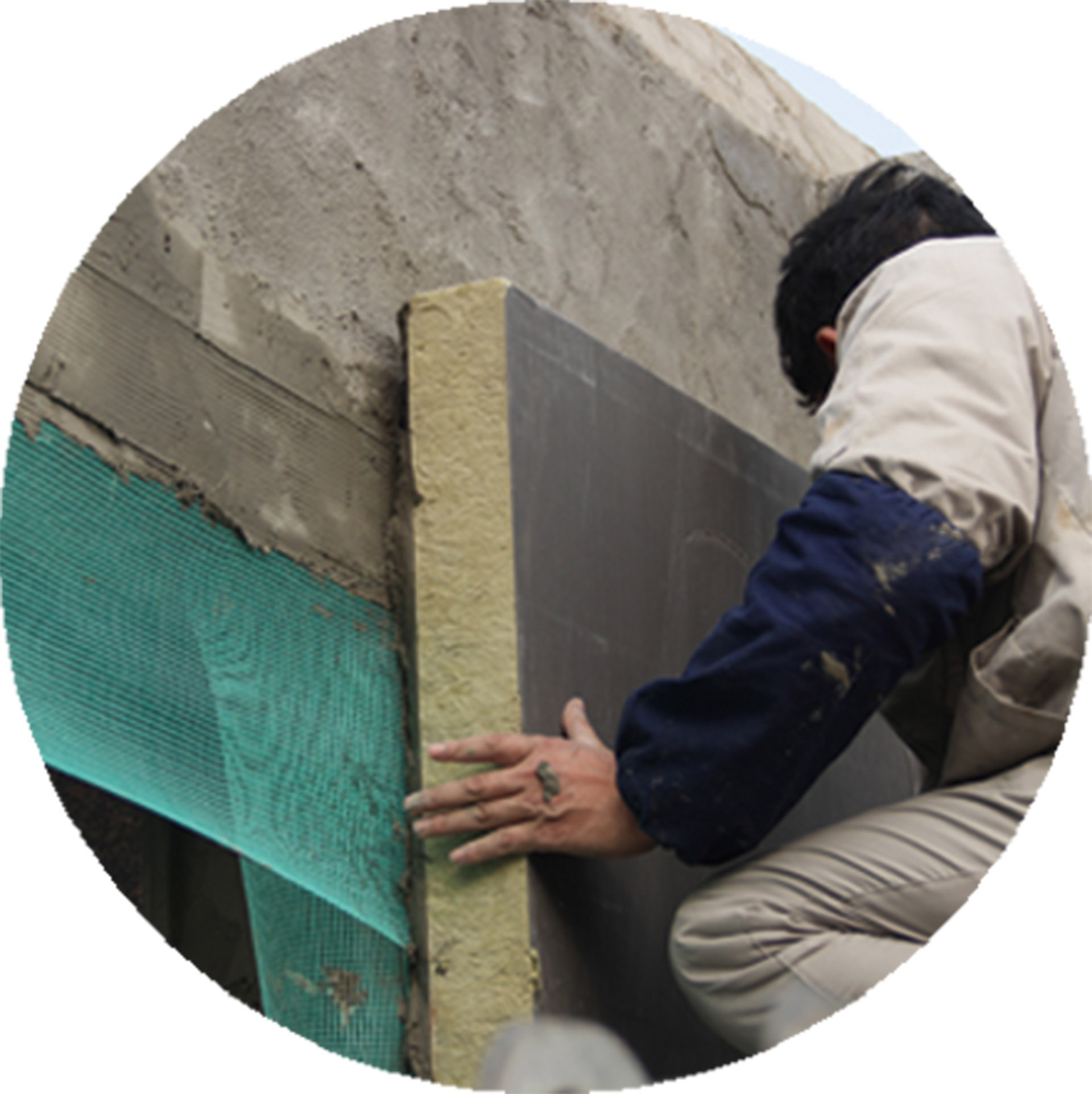 Paste insulation board