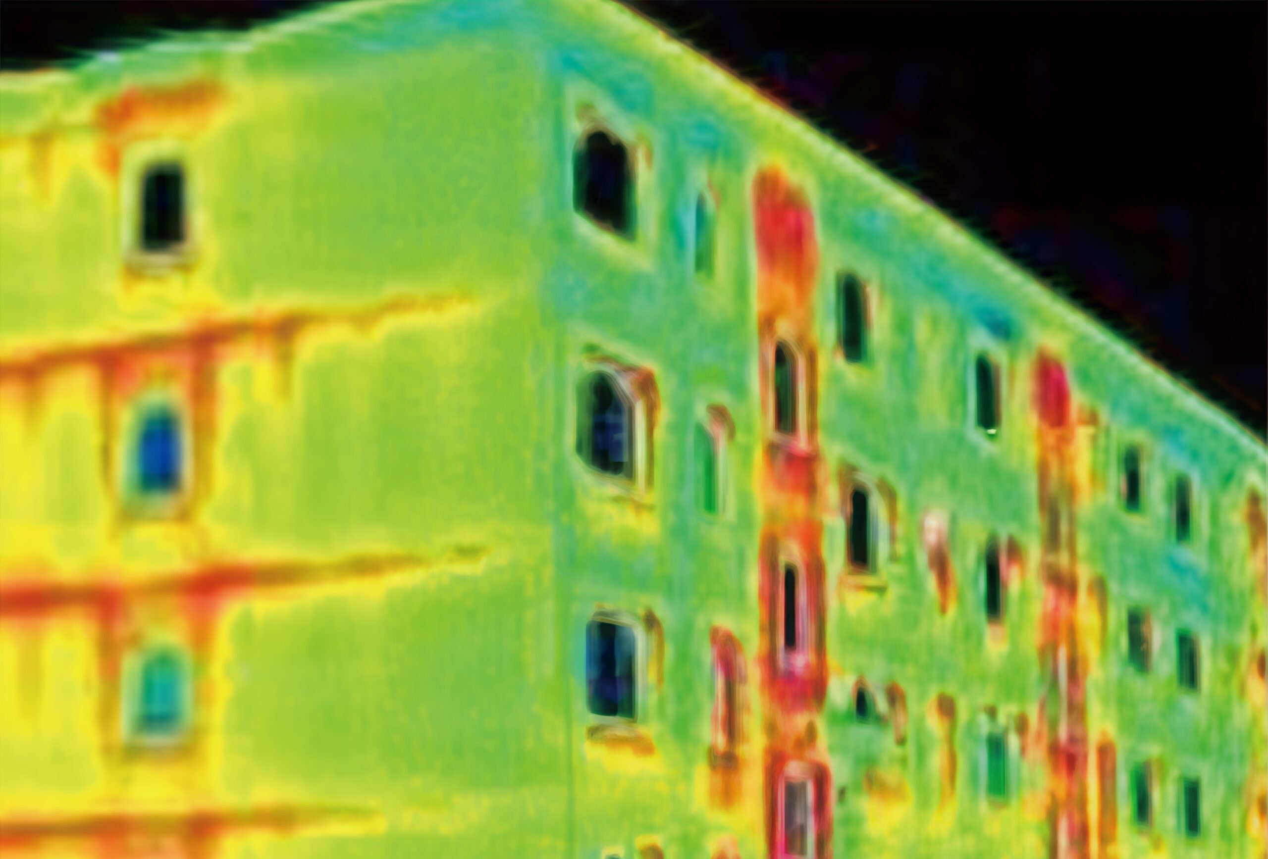 Infrared imaging device actual measurement