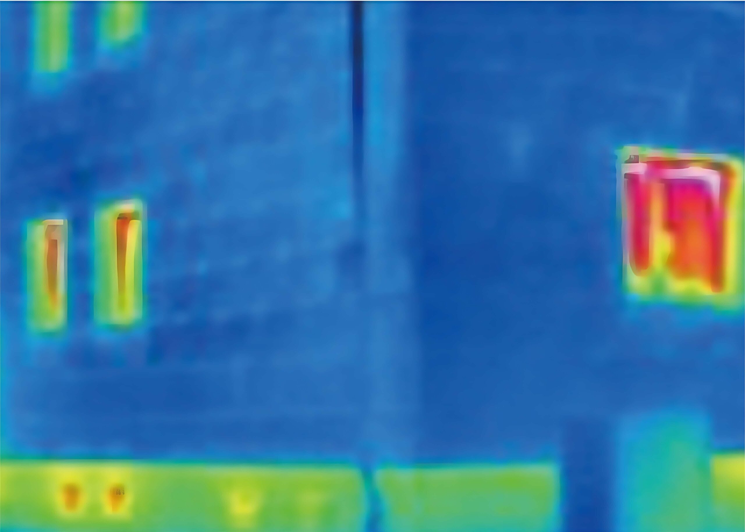 Infrared imaging device actual measurement