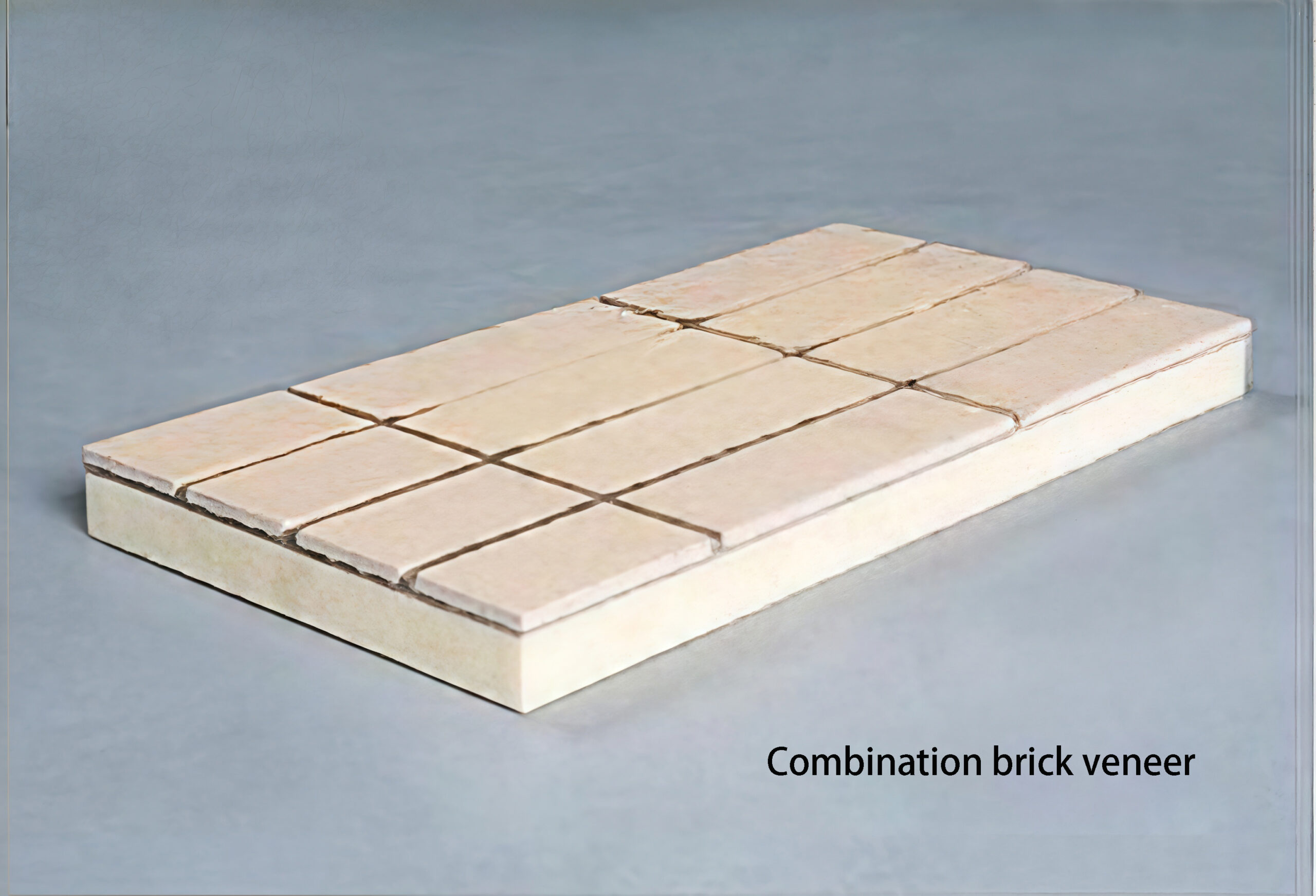 Combination brick veneer