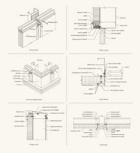 Wall system structure and nodes