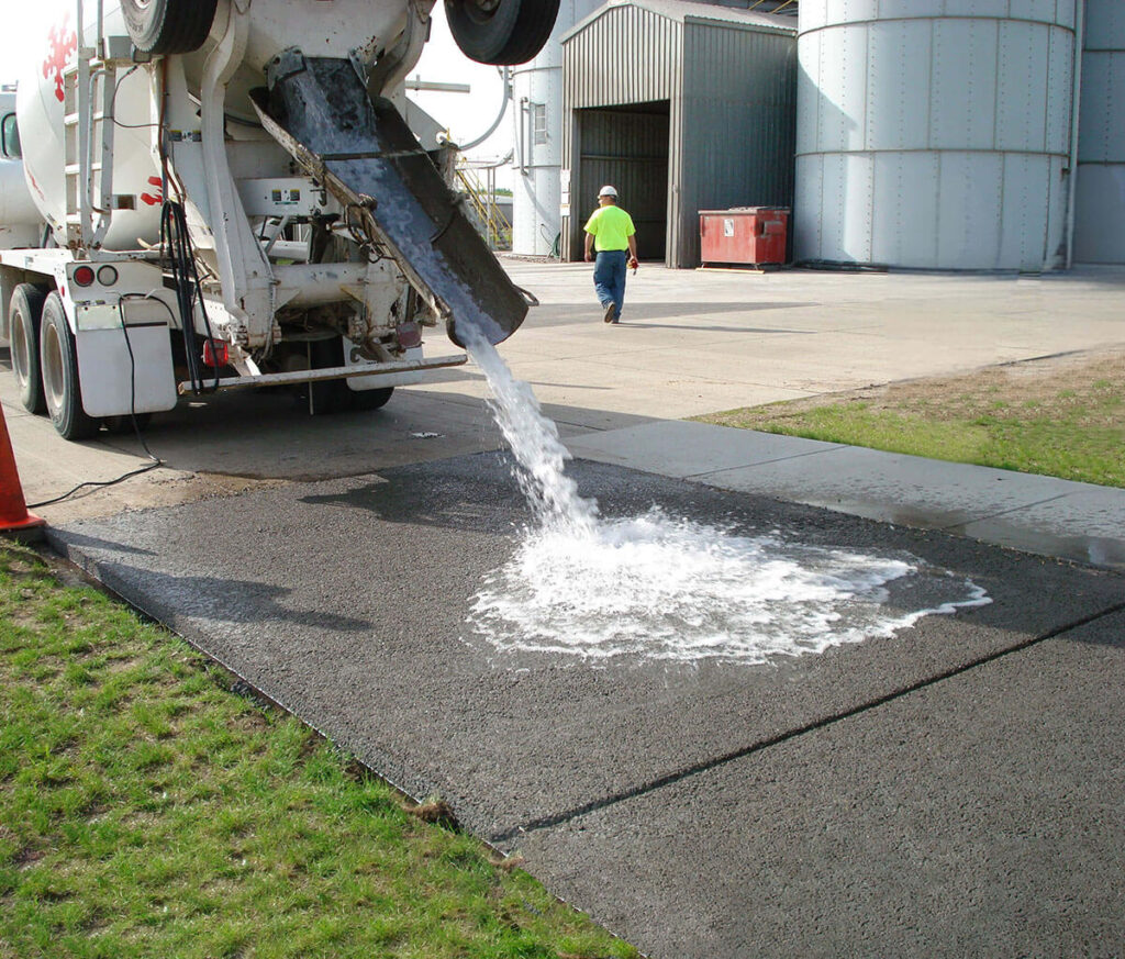 Permeable pavement glue