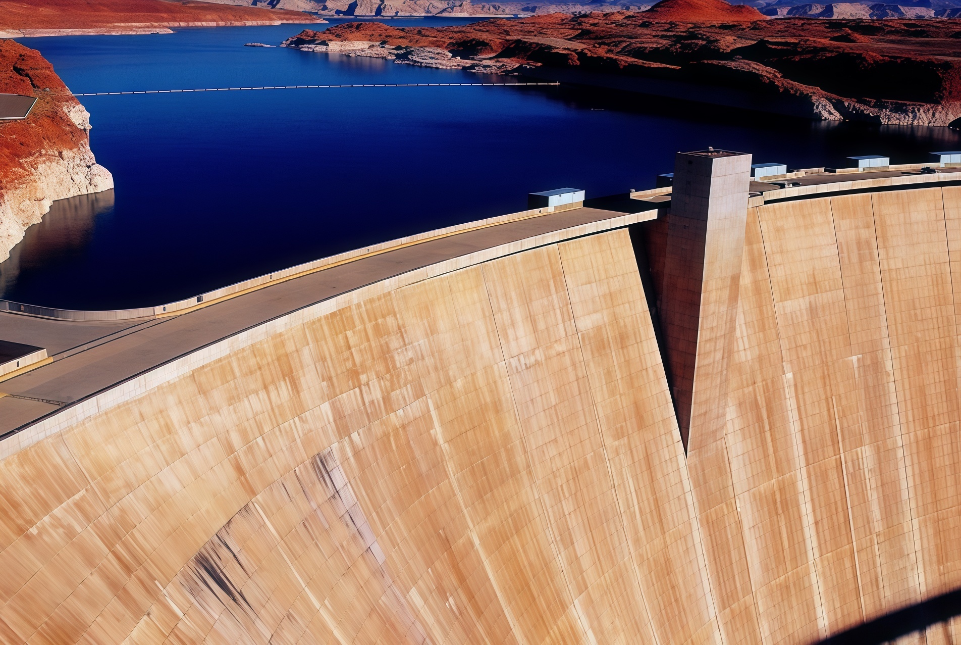 Dam surface waterproof and anti-seepage