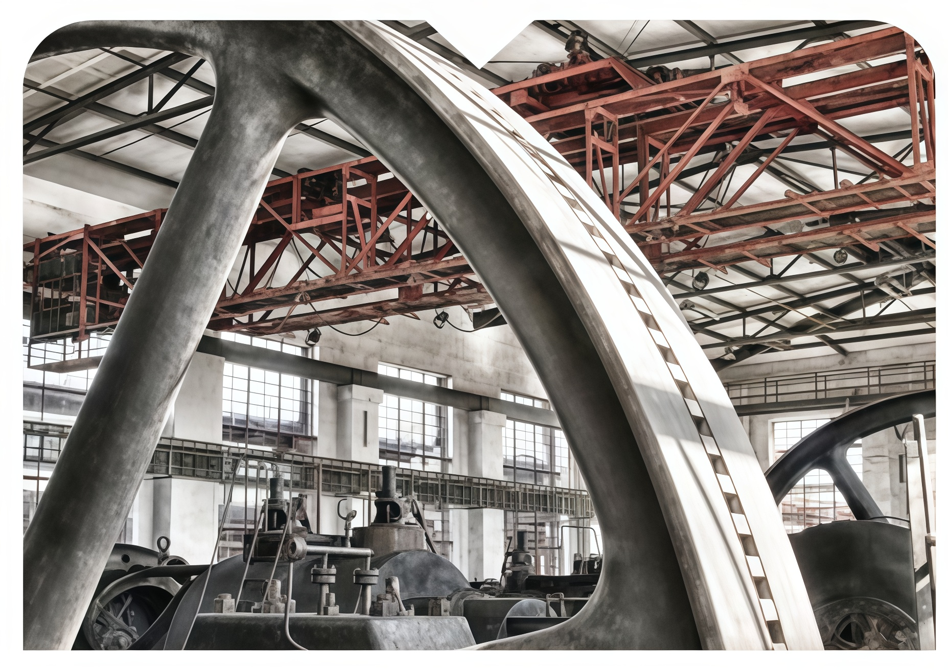 Large steel structure anti-corrosion