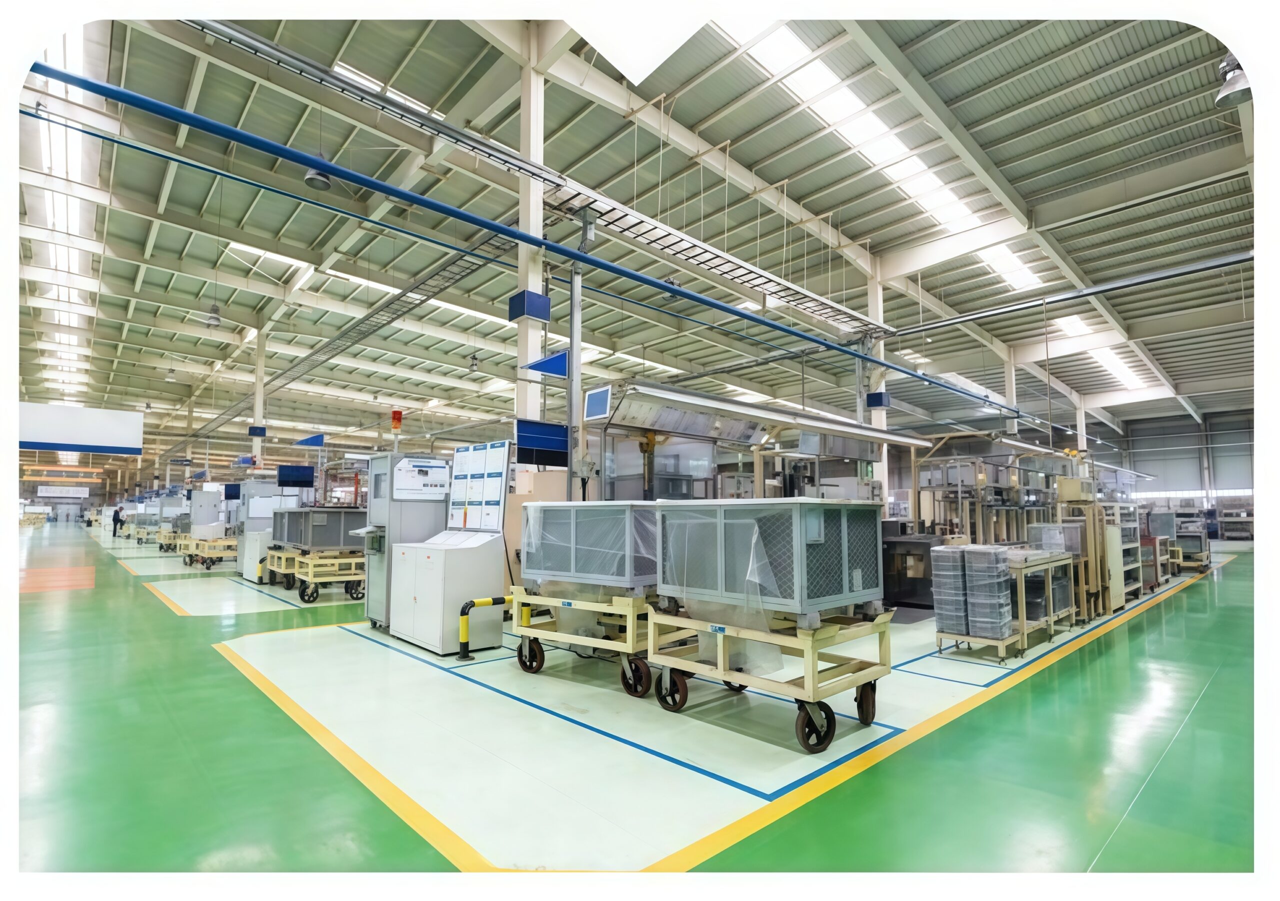 Solvent-free epoxy anti-static self-leveling floor system
