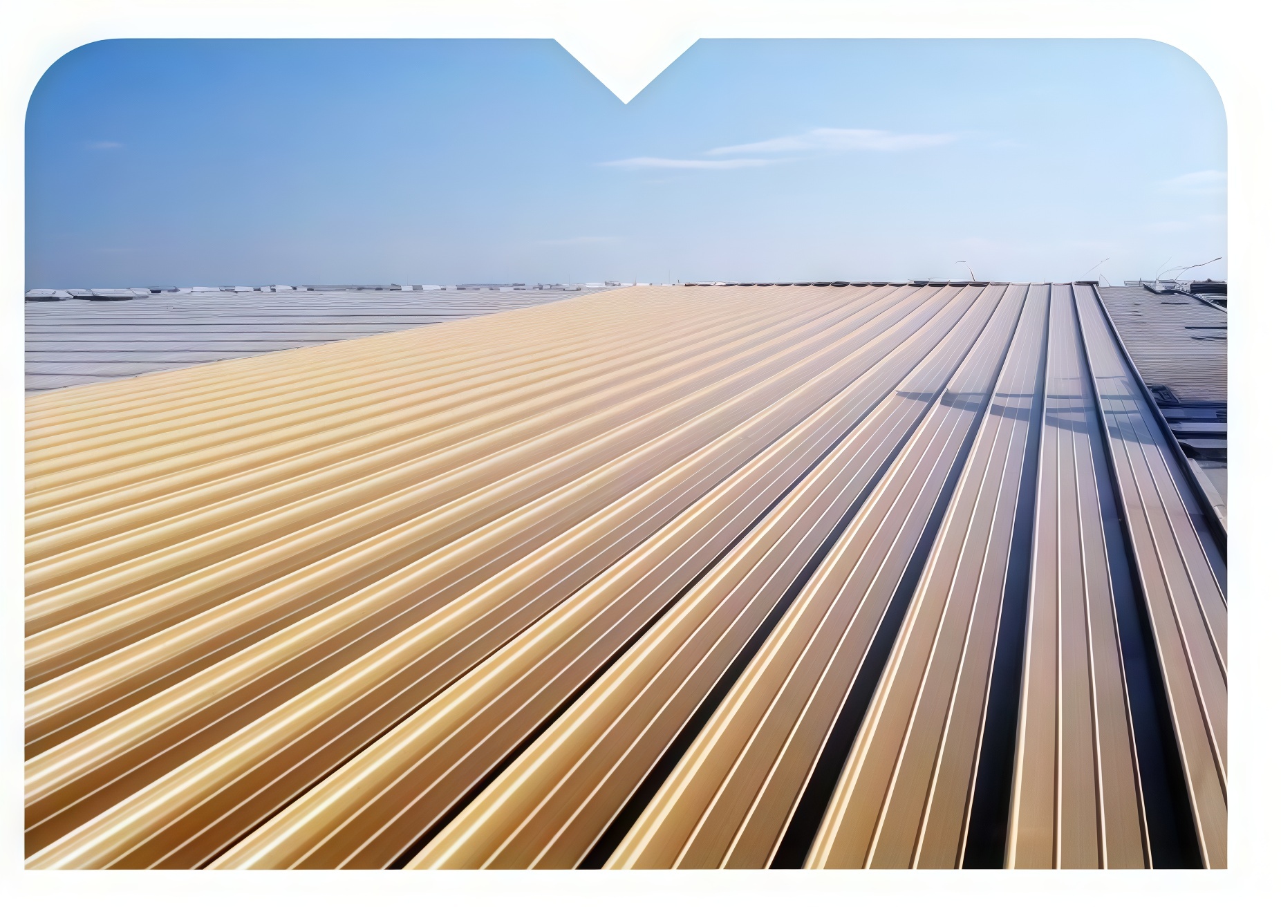 Large-span roof waterproofing and anti-corrosion