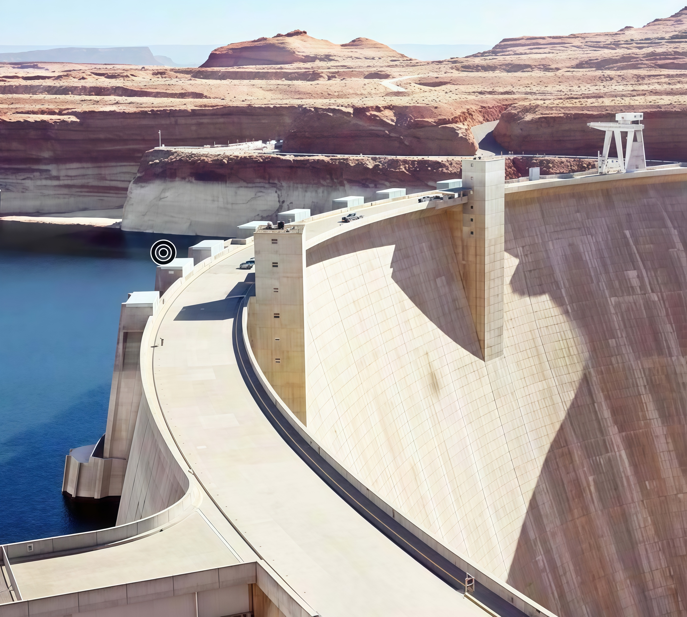 Dam surface waterproof and anti-seepage