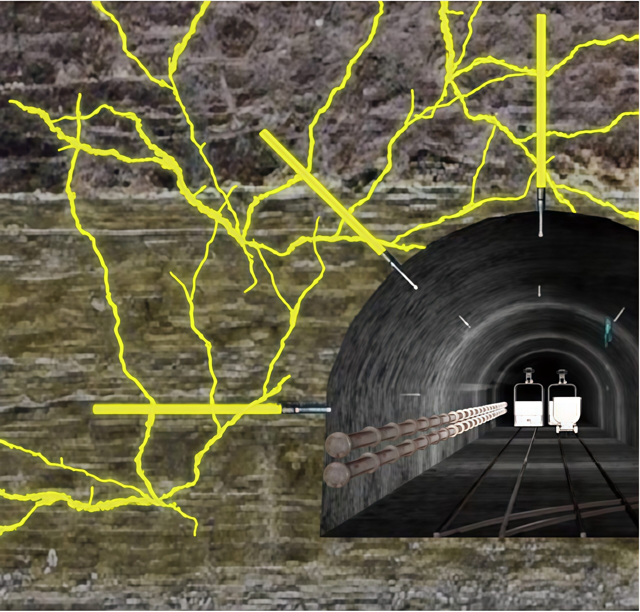 underground fire wall construction