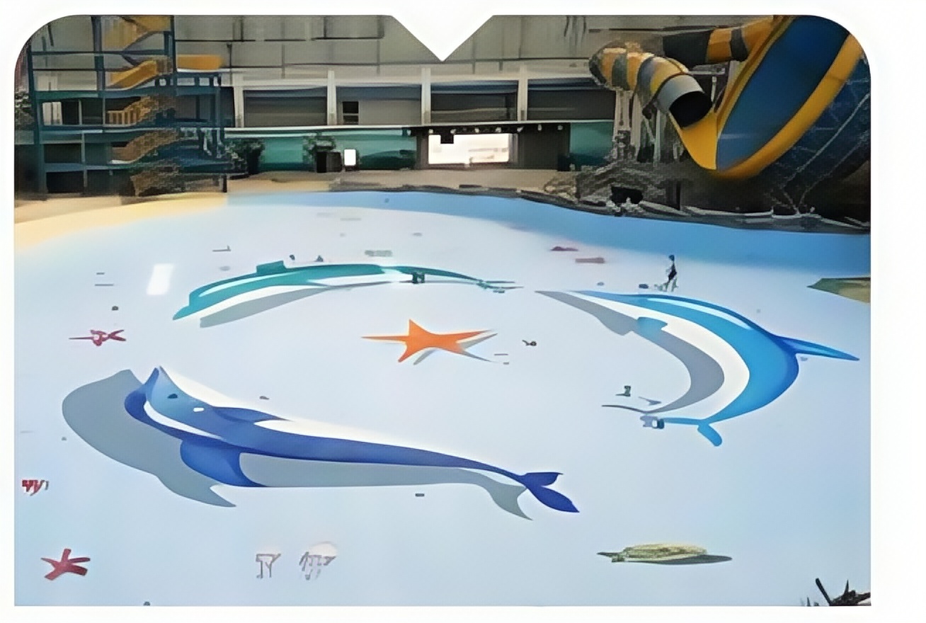 Painted design and decoration area