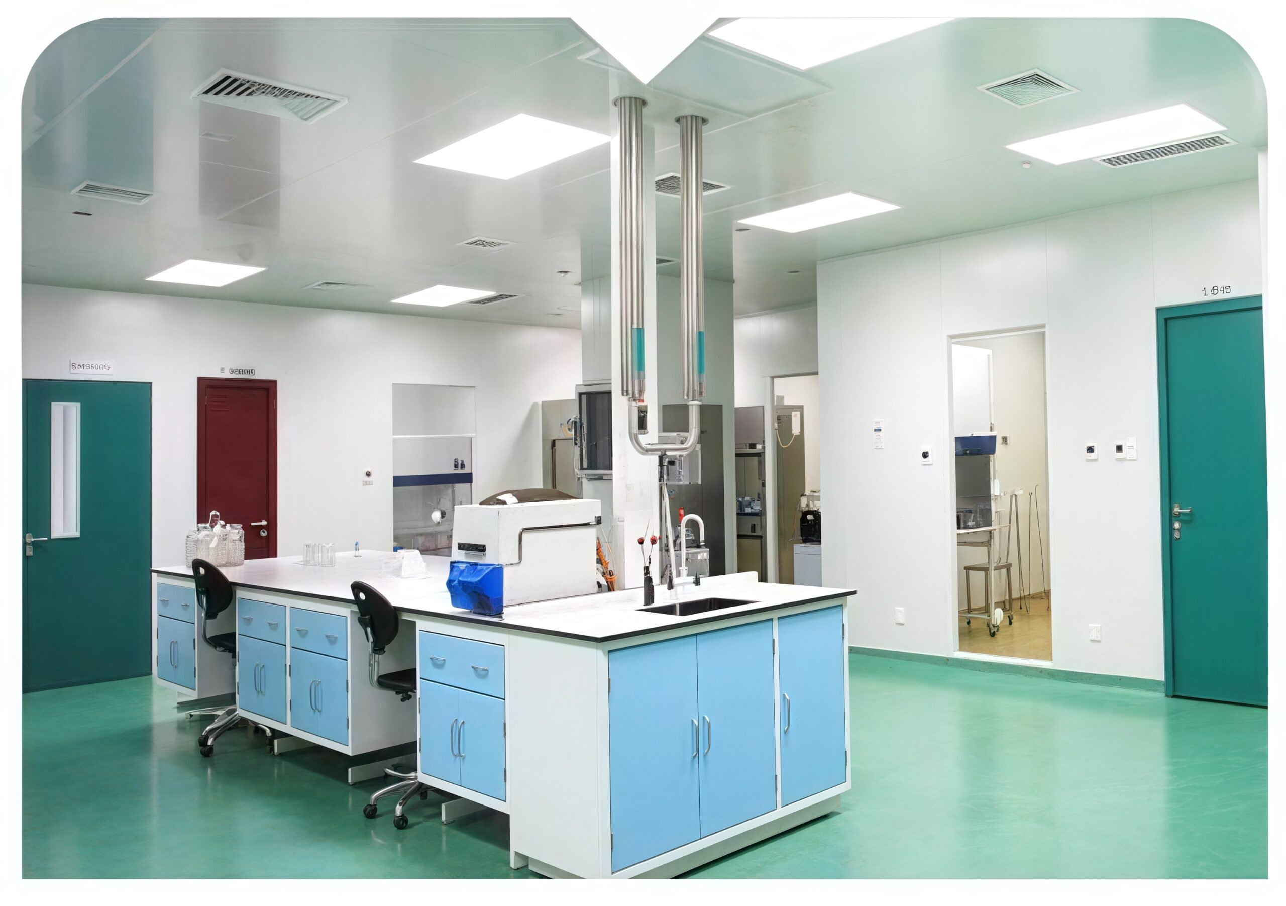 Solvent-free epoxy floating colored sand self-leveling floor system
