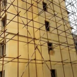 Hard foam exterior wall