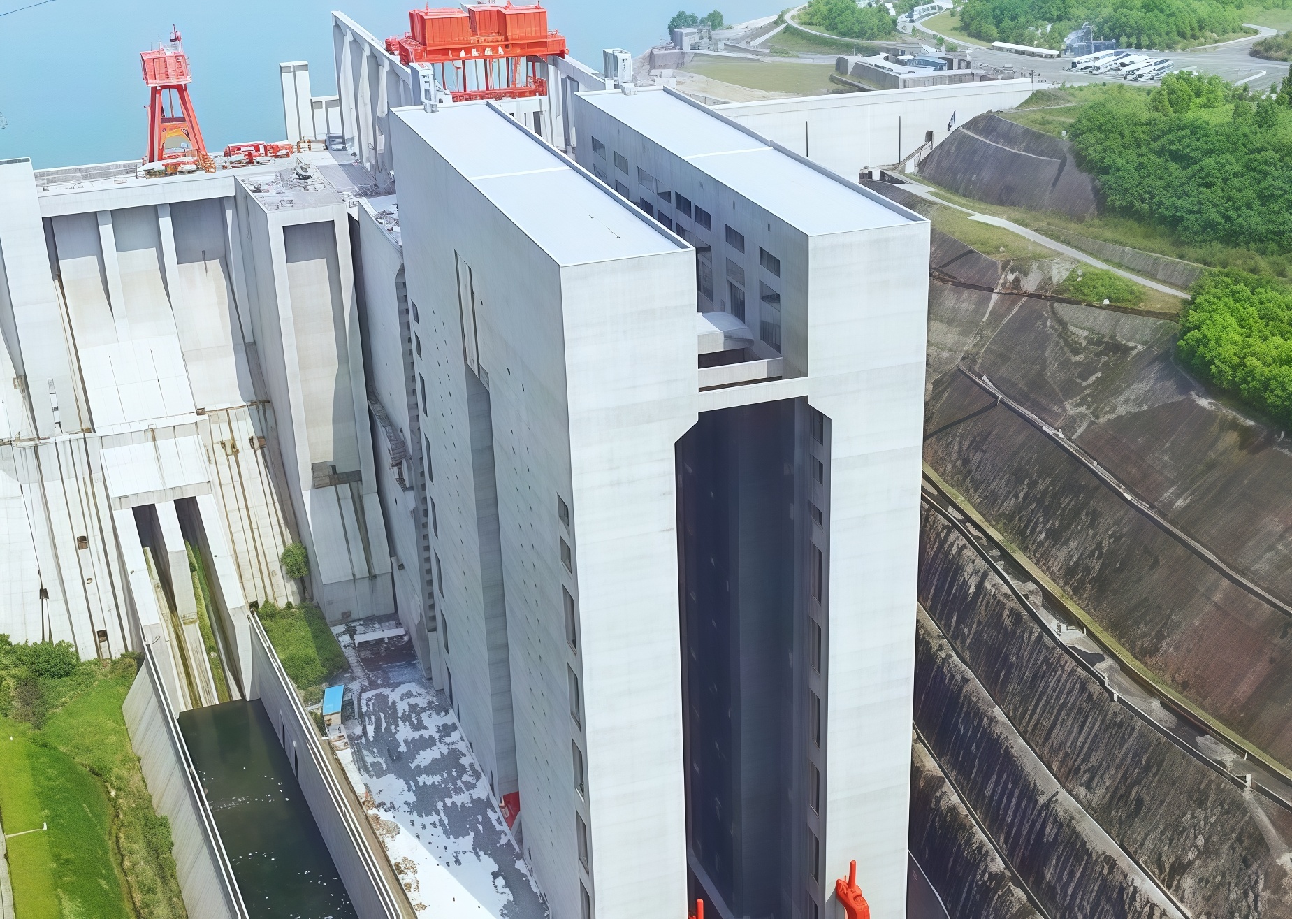 Dam surface waterproof and anti-seepage