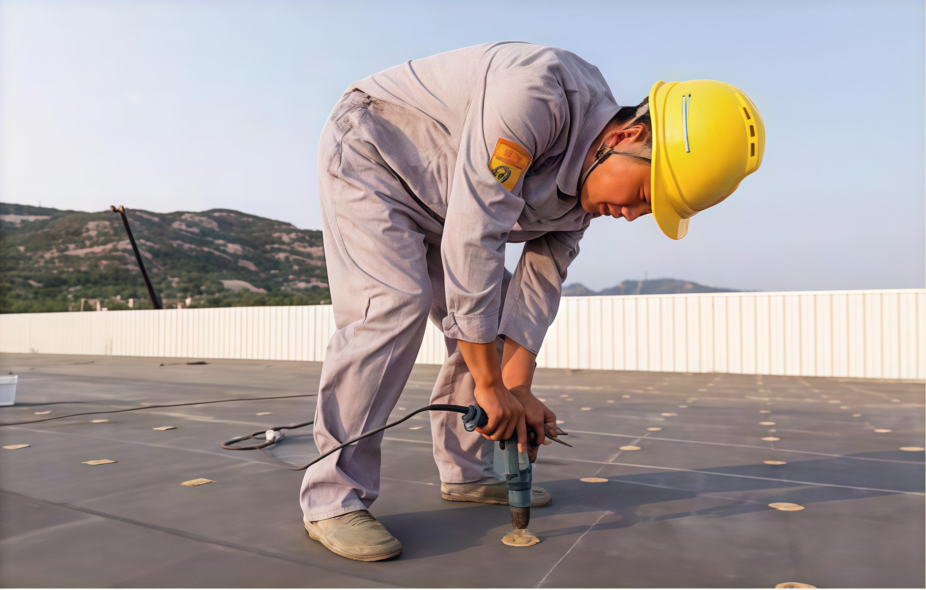 Single layer waterproof membrane roofing system
