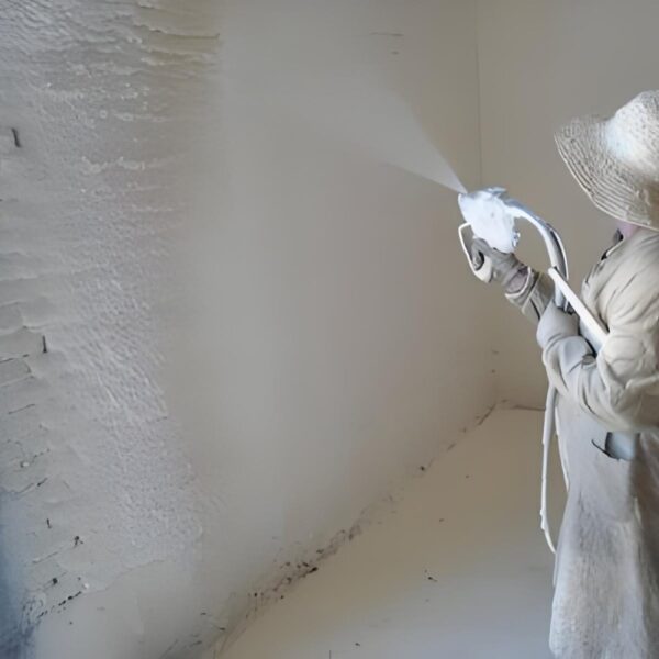 Environmentally friendly polyurethane low temperature spray rigid foam combination material
