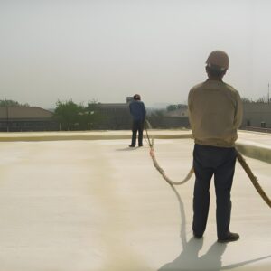B1 grade polyurethane rigid foam spray combination material