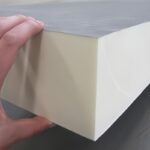 Rigid foam polyurethane composite board