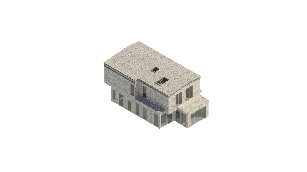 House explosion diagram