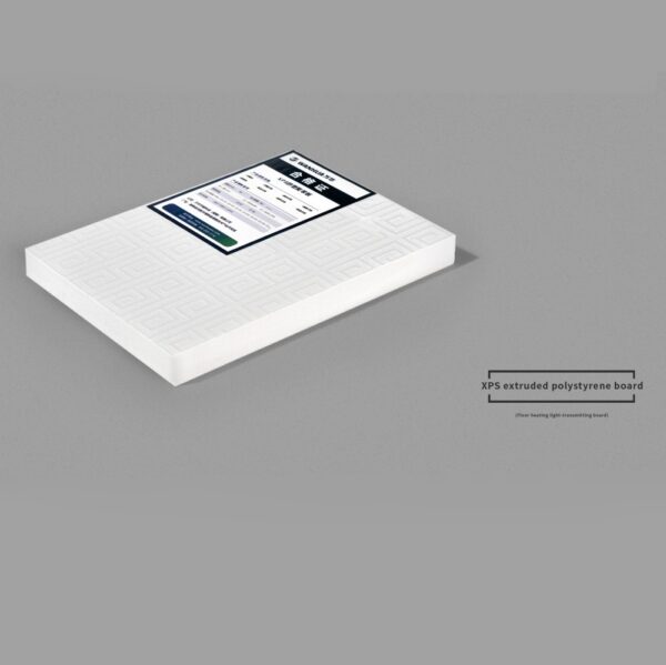 Floor heating light-transmitting board