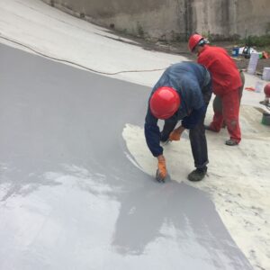 Spray polyurea waterproof coating