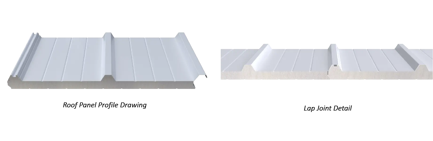 PIR Sandwich Roof Panel(Concealed Fastener)