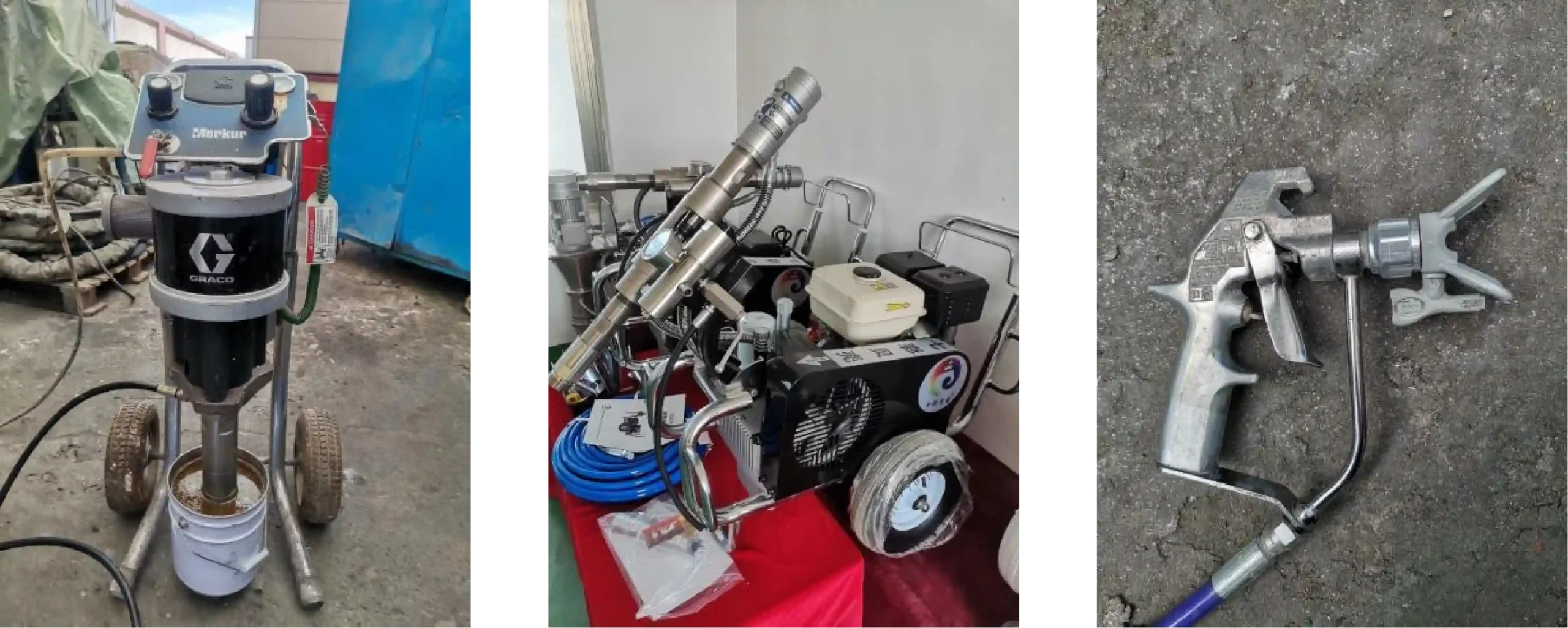 Primer spraying equipment