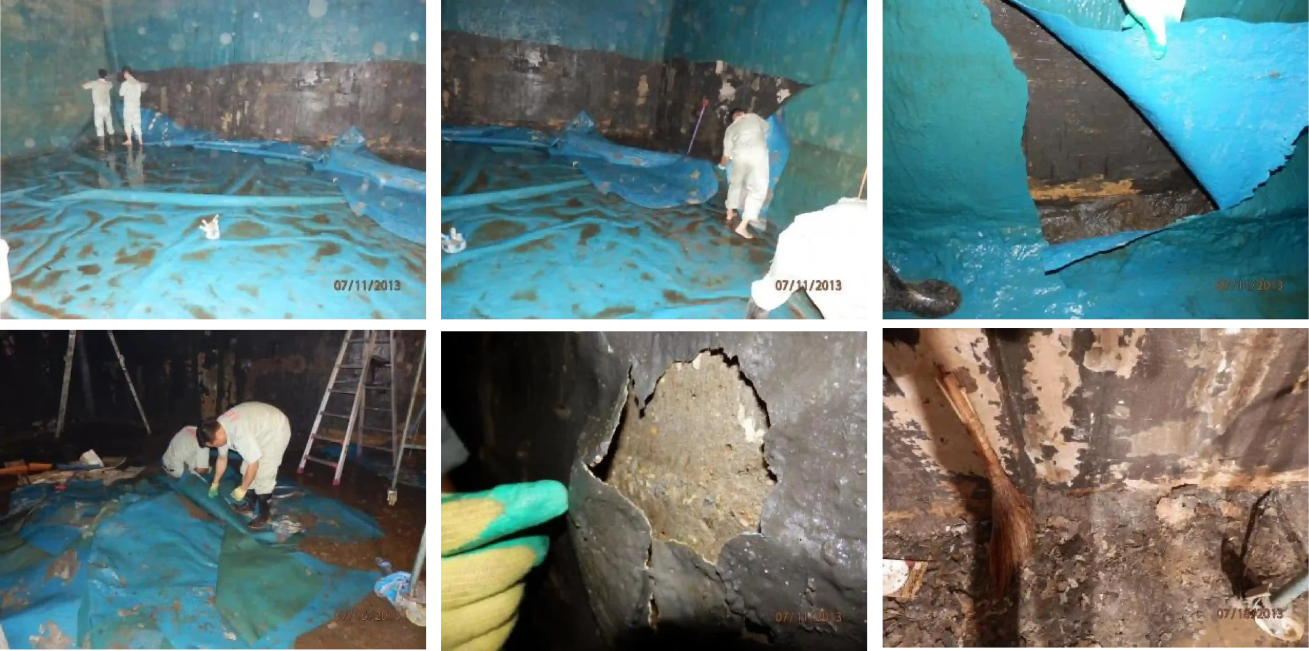 Case 2: Poor foundation condition, construction on the backside of the structure; materials and techniques were not mature.